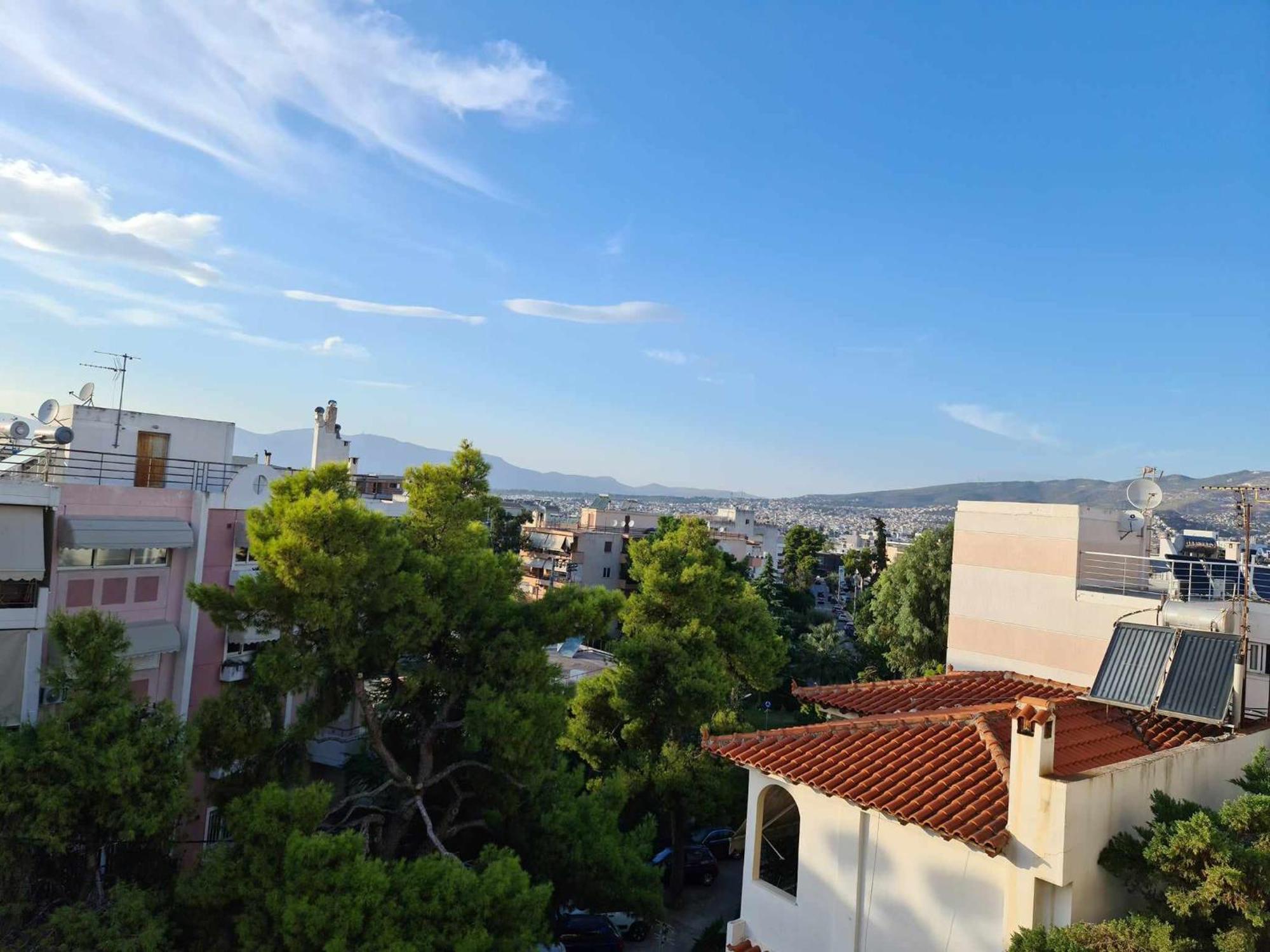"Athens Light" Luxury Spacy Appartment, Agia Paraskevi Bagian luar foto